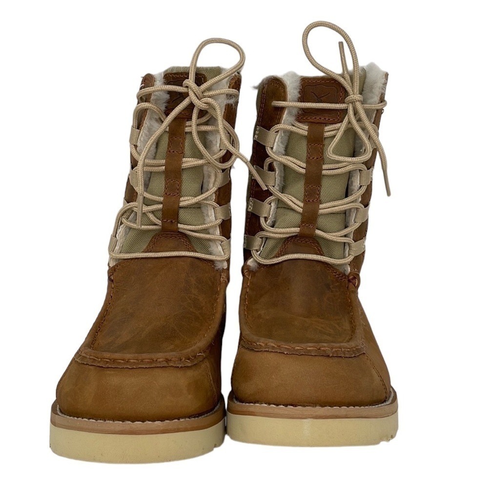 Twisted X Boots NWT Women’s 8” Wedge Sole Oiled Saddle and Tan Size 6 1/2 6.5 - Picture 3 of 14